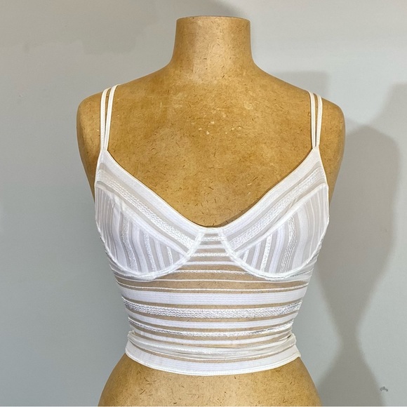 COSABELLA NEIMAN MARCUS camisole, made in Italy, built-in bra, white size 2 - Picture 3 of 14
